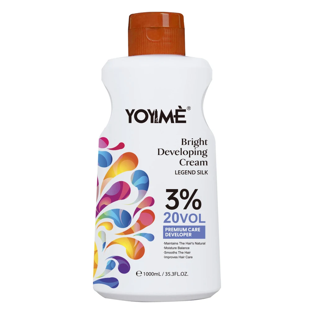 New Design Private Label High Quality 1000ml 3% 6% 9% 12%Oxidizing Hair Color Developer Cream