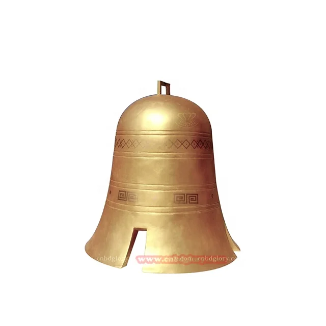 Outdoor Temple Garden Decor Sculpture Metal Crafts Bronze church Bell
