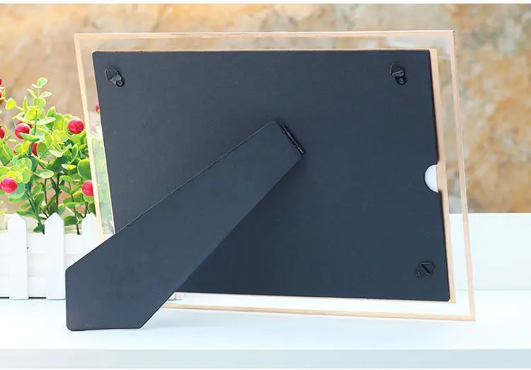 High-grade crystal glass a4 business licence photo frame wholesale acrylic A5 honours awards certificates exhibition Display