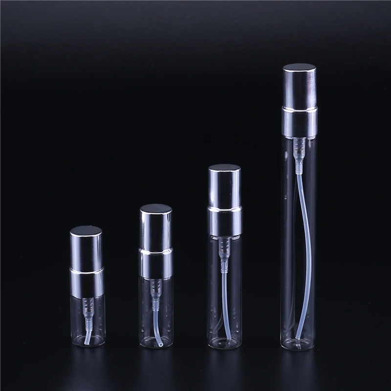 Hot selling Tube Glass Perfume Glass Botte 10ml with Spray