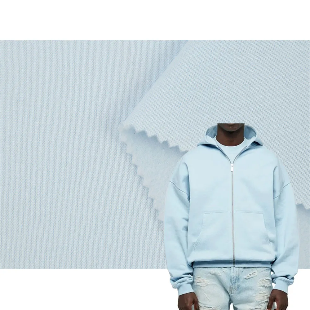 ZM001 Knitted Garment Fabric Fluffy Warm Brushed Fleece Fabric 100 Polyester Shirt China Supplier Winter Hoodies Fabrics