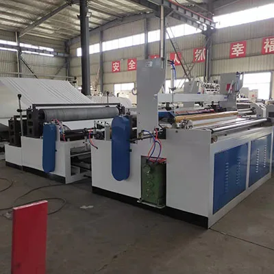 Dingchen 2400mm Tissue Toilet Paper Rewinding Machine with  Perforating and Embossing