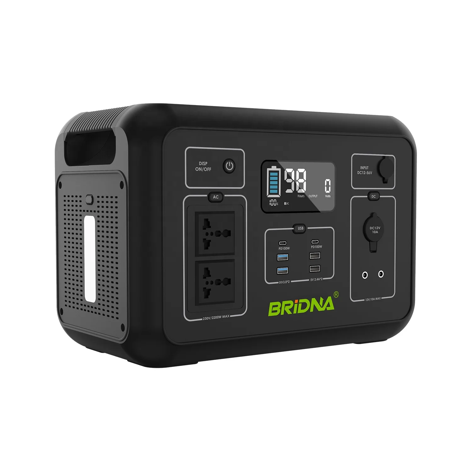 2000W 96ah 2131wh домашний генератор солнечной энергии 110v 220v 2000 ватт портативная электростанция на открытом