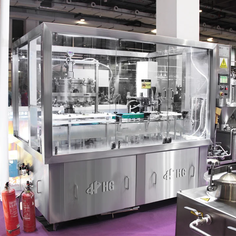 12 heads automatic anti corrosive can rotary gravity filling machine filling production line