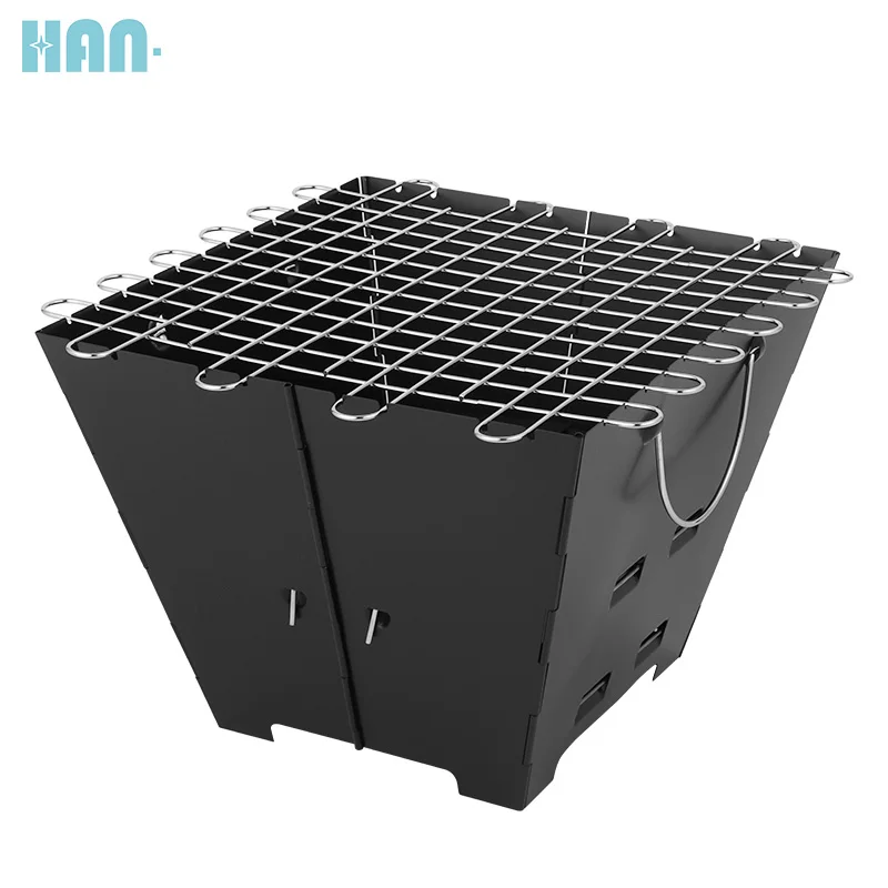 Best Price Fire Pit Bbq Portable Gas Charcoal Outdoor Sale Stainless Steel Barbecue Stove Chicken Roaster Steak Grill