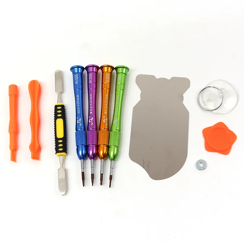 Factory Direct Sale 11 in 1IP4 and IP5 mobile phone repair tools, mobile phone repair kit, mini screwdriver