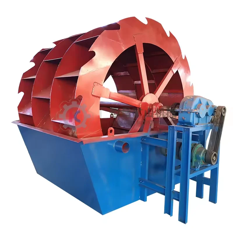 Large Scale Mining Wheel Bucket Sand Washing Machine Tungsten Sea Sand Quartz Sand Filtration Cleaning Desliming Equipment