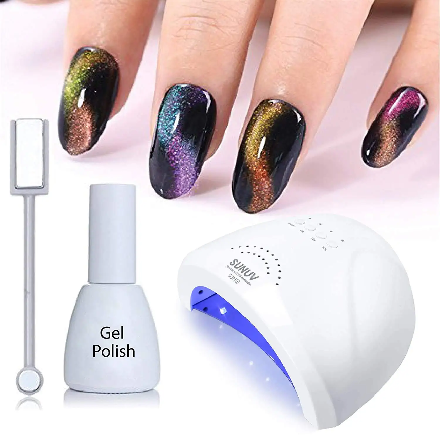 Hot UV LED Nail Lamp SUN Gel Nail Light for Nail Polish 48W UV Dryer with 3 Timers SUNone