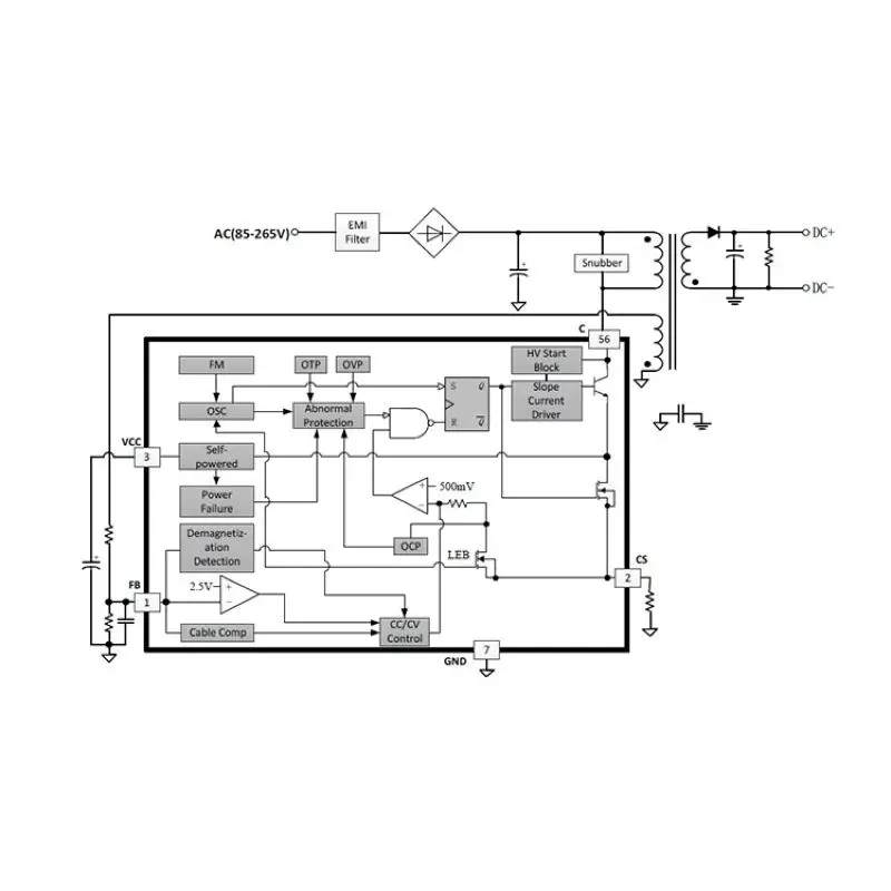 Производитель Dk935 Cc/cv основной-боковой Swiched- Mode конвертеры для продажи