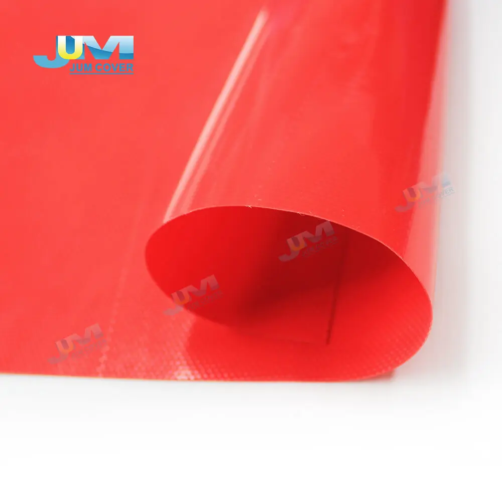 18 Oz PVC Coated Fabric PVC Coated Polyester Fabric PVC Tarpaulin Raw Material