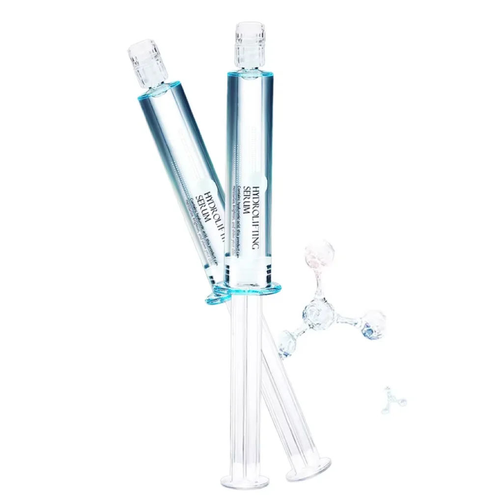 Private Label Hyaluronic Acid Hydrating Anti Aging Power Serum Vitamin C Brightening Face Serum Ampoule