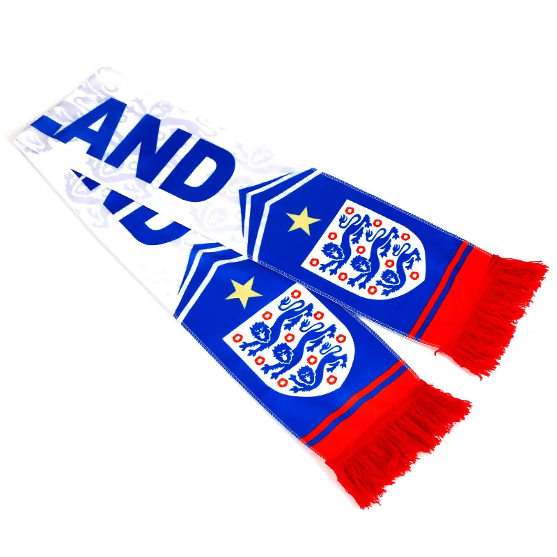 2022 Qatar world cup Custom High quality 100%acrylic football club knitted scarf Cheering Scarf Custom Soccer Argentina Scarf