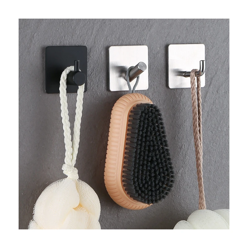 Decorative Heavy Duty Wall Mount Door Self Adhesive Hanger Hooks Robe Coat Hooks Hanging For Kitchen Bathroom