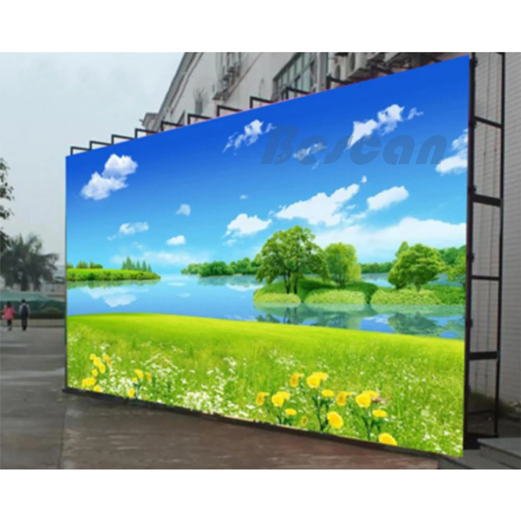 BESCAN Full Color P3.91 P4.81 Stage Backdrop rental display panels wall led pantalla outdoor led screen led truck