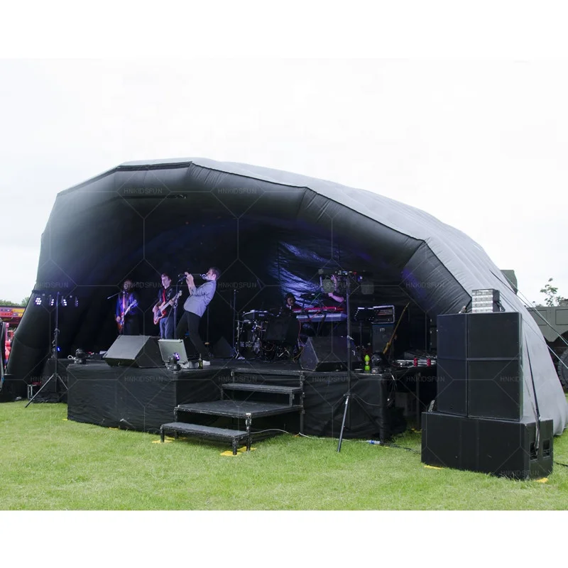 2024 Outdoor inflatable stage cover, inflatable stage tent,inflatable stage decoration for concert event