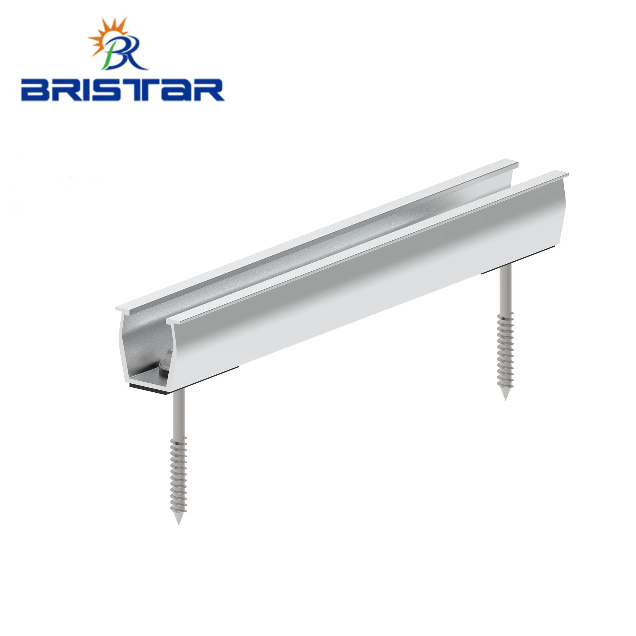 HF Solar Panel Trapezoidal Metal Roof Bracket PV System Solar Mini Rail With EPDM