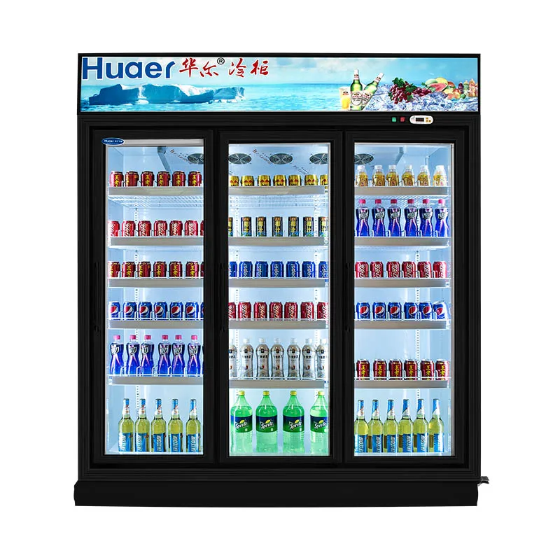 CE drink showcase freezer glass door beverage fridge glass door