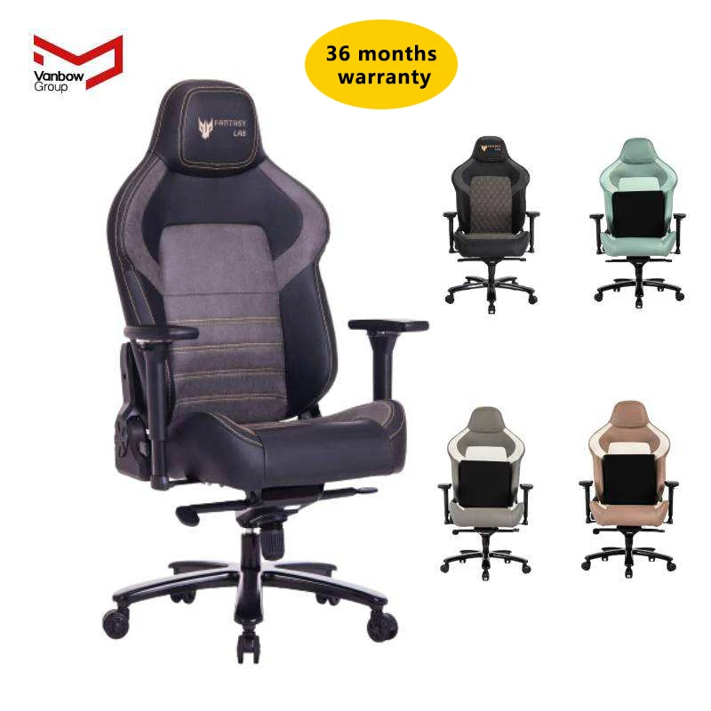 VANBOW XL Big and Tall Computer PC Game 4d Adjustable Arms Gamers Office Workers Large Gaming Chair for Fat People