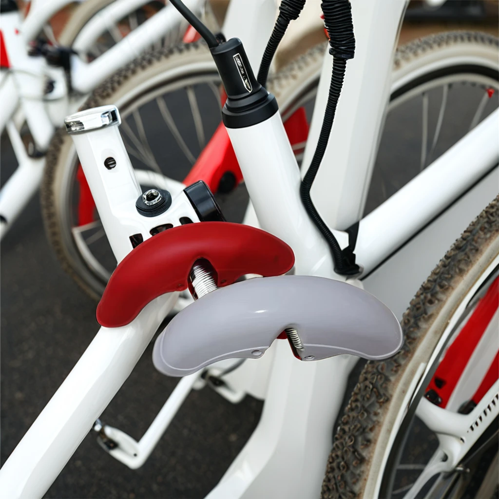 MAXFORD Front Fender for Electric Bicycle Black/Red/White Durable Plastic Fender