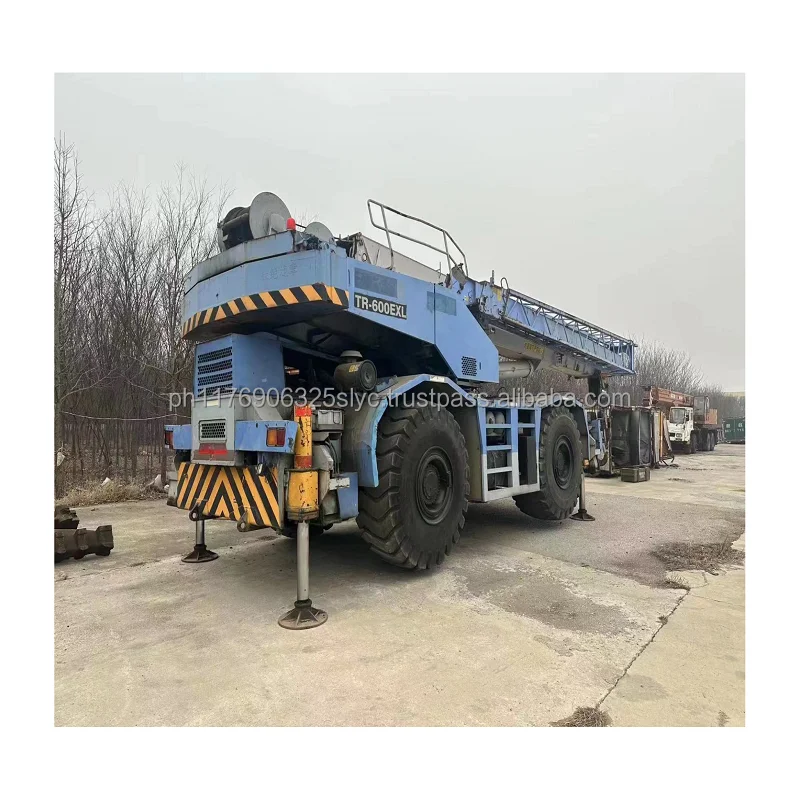 Tadano TR-600EXL for sale,Cheap used 60ton Tadano rough crane