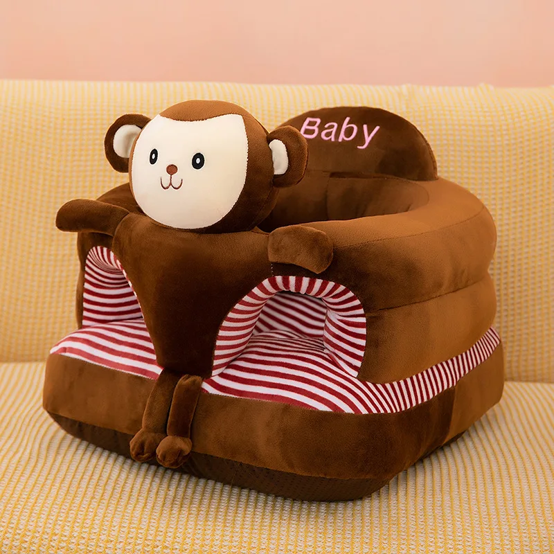 Teddy Bear Soft Kids Animal Shape Seats Baby Sofa Chair Children Panda Unicorn Plush Sit Baby Sofa