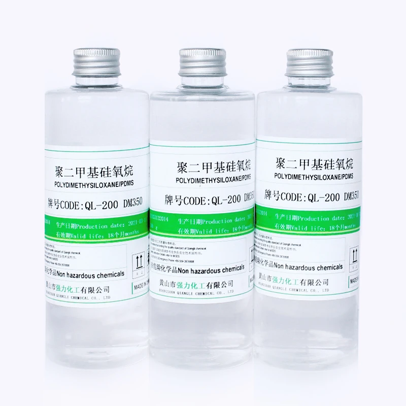 Chemical factory produces colorless and odorless polydimethylsiloxane as chemical additives coating auxiliary agent