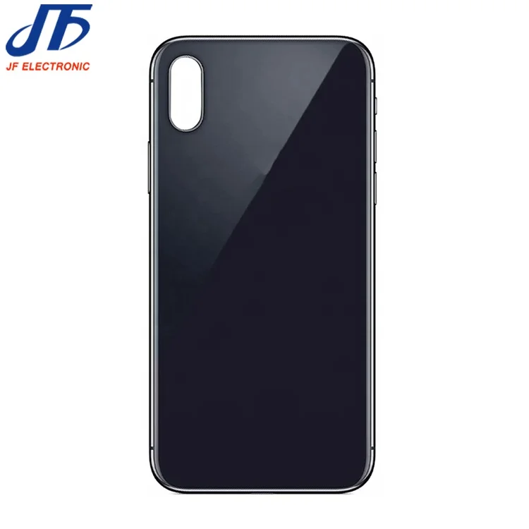
Mobile phone big hole battery cover For iPhone x xs xs max back glass Replacement with adhesive rear door housing glass panel 