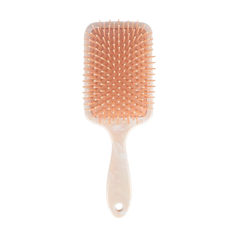 Wholesale Massager Bristle Wet Dry Detangling Hair Brush Retail Hair Care Brush Soft Cushion Nylon Boar Bristle Hair Brush