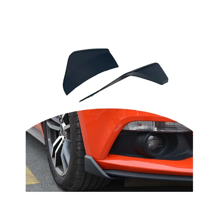 Black Front Lip Splitters Spoiler for Ford Mustang 2010-2016 Head Bumper Car Styling