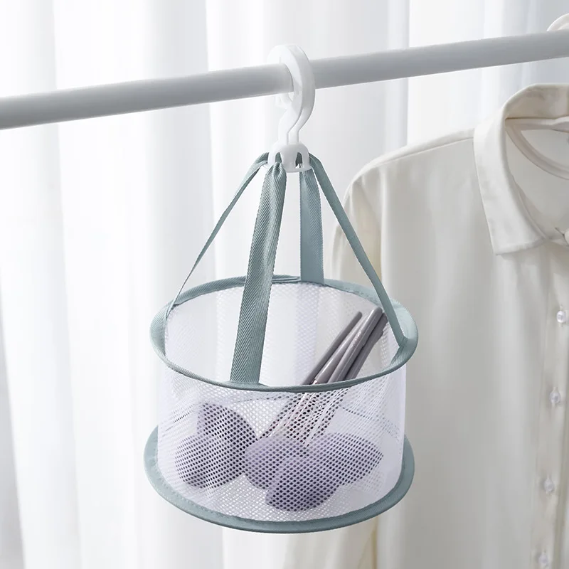 Hanging Mesh Drying Rack Basket Great for Makeup Tools Cleaning Cosmetic Brushes Sponges Dryer Holder Organizer without Cover