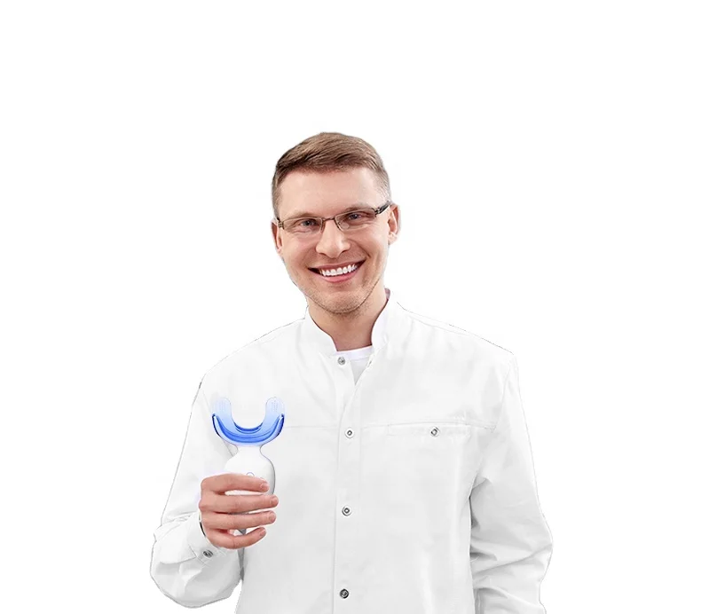 Teeth Dental Teeth Whitening Kits medical grade  405nm purple led light with Wireless charging disinfection case