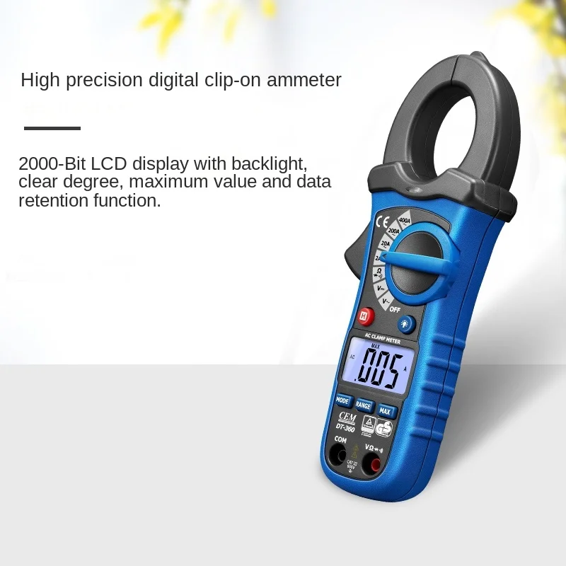 Dt-360 digital clamp meter ac-DC voltage measurement high precision digital clamp meter