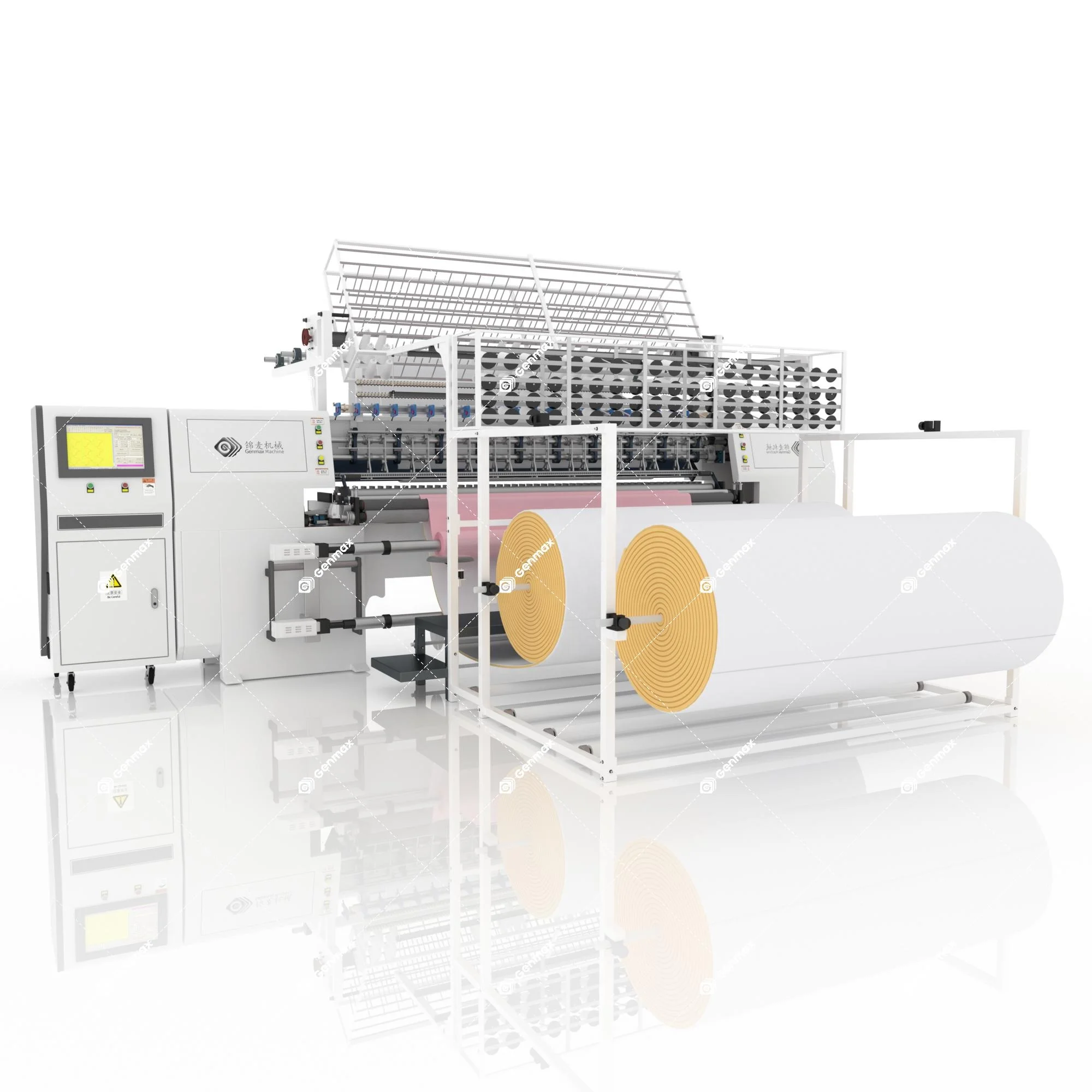 Edredones Making Lock Stitch Computerized Multi Needle Quilting Machine Mquina Para Coser Colchas