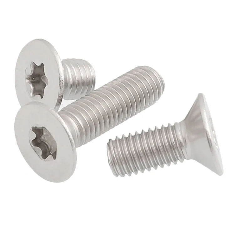 Factory Price M5 M6 M8 Cnc Machine Torx Head Bolt Torx Flat Csk Head Security Bolt Anti Theft Bolt