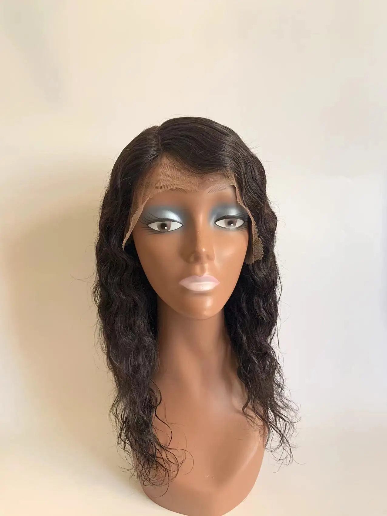 Brazilian straight body Afro Kinky Curly Wave Lace Front Wigs Human Hair Curly For Black Women