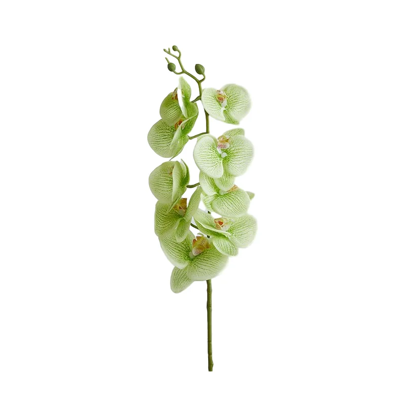 Wholesale Artificial Real Touch Butterfly Orchid Branch Phalaenopsis Silk Flower