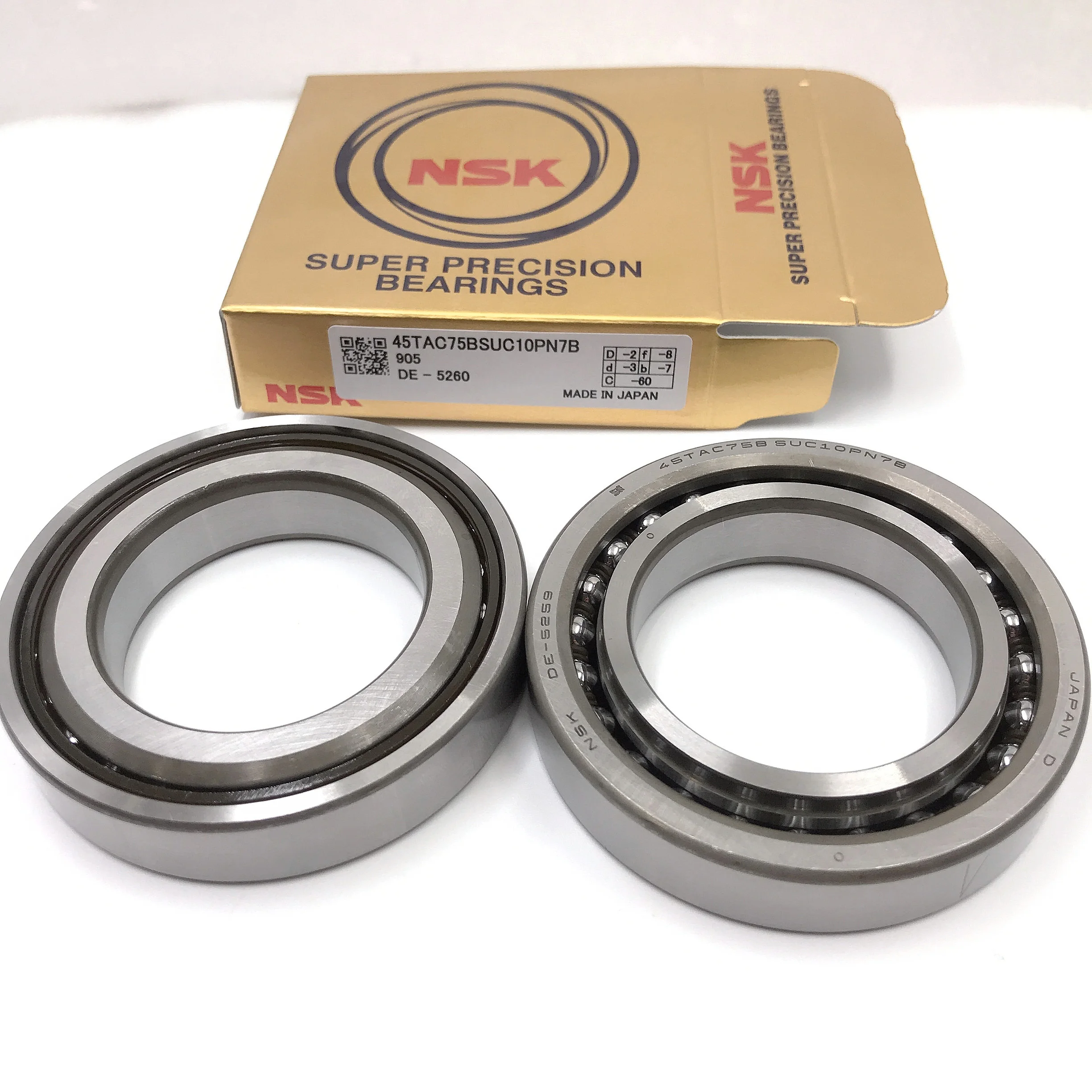 NSK high quality  price list  single row angular contact ball bearing  7015C 7015AC long life all bearing
