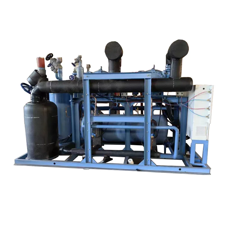 Manufacturer of water-cooled multi compressor condensing device for screw compressors used in cold rooms