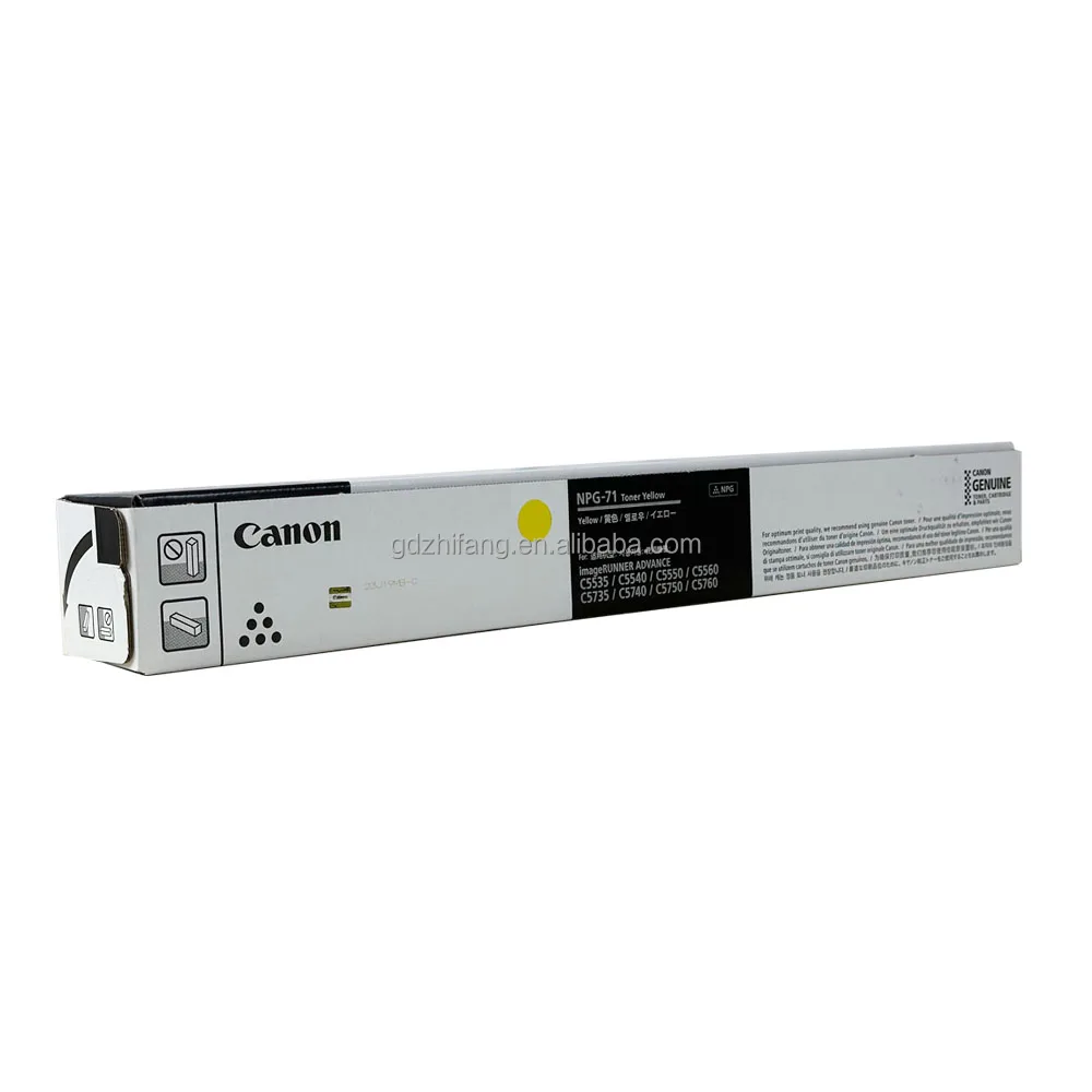 Asia version Original for Canon IR C5535 C5540 C5550 C5560 C5735 C5740 C5750 C5760 NPG71 toner cartridge