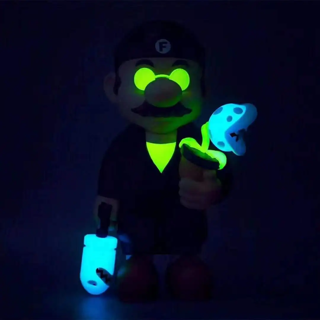 Custom Design Vinyl Toy  3D Luminous Art Toy OEM Glow In The Dark  PVC Toy Figure Manufacturers
