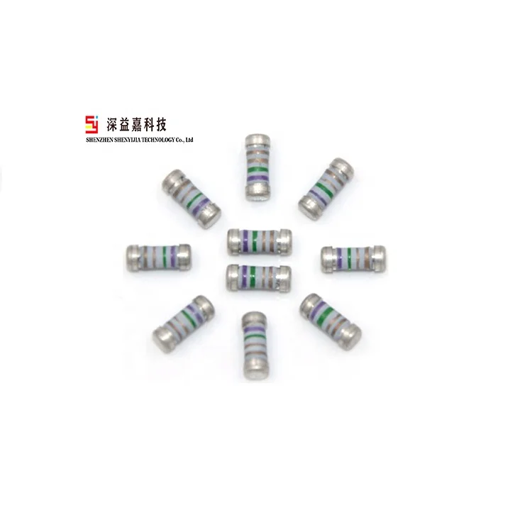 Wirewound Fuse SMD MELF Resistor LED Resistor 0207 0309 0410 0411 2W 10R 120 ohm 310 ohm 500 ohm for LED Light LED Bulb