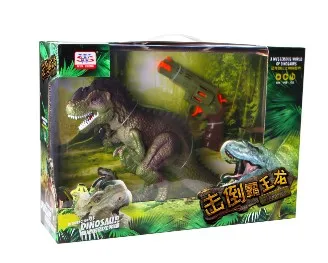 DF 2020 knock down Tyrannosaurus fight shoot dinosaurs smart toys for boys dinosaur toys set best toy for children