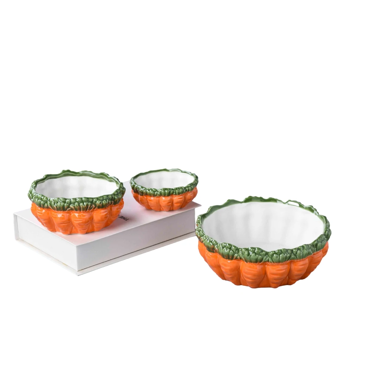 Custom Easter Decor Statue Jar Eggs Ornaments Ceramic Easter Bunny Rabbit Basket With Carrot