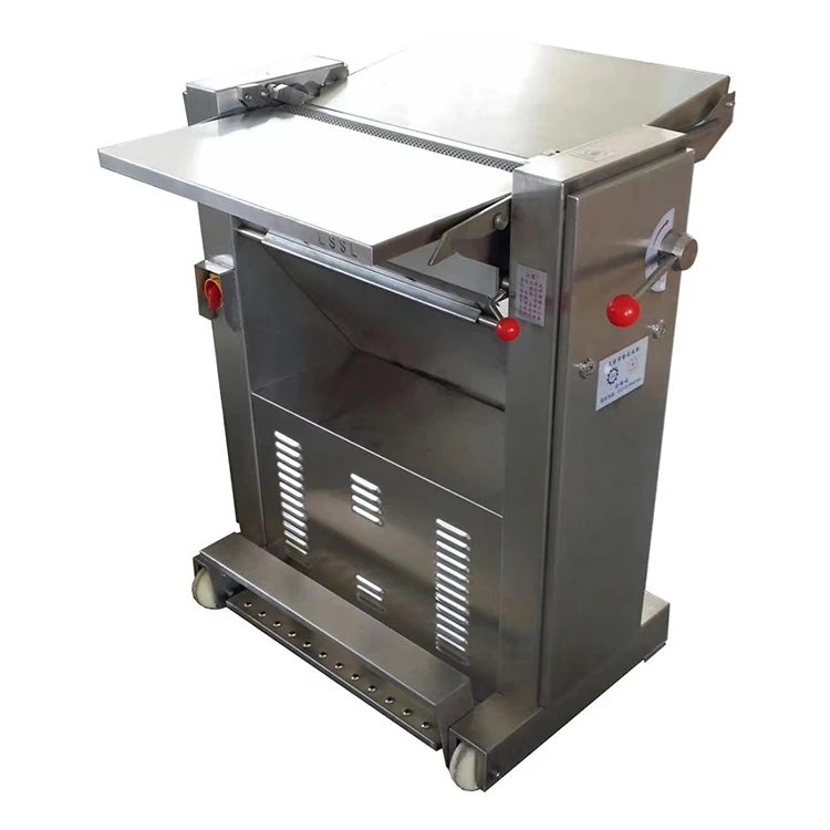 Stainless Steel 220v Adjustable Thickness Butcher Equipment Meat Processing Plant