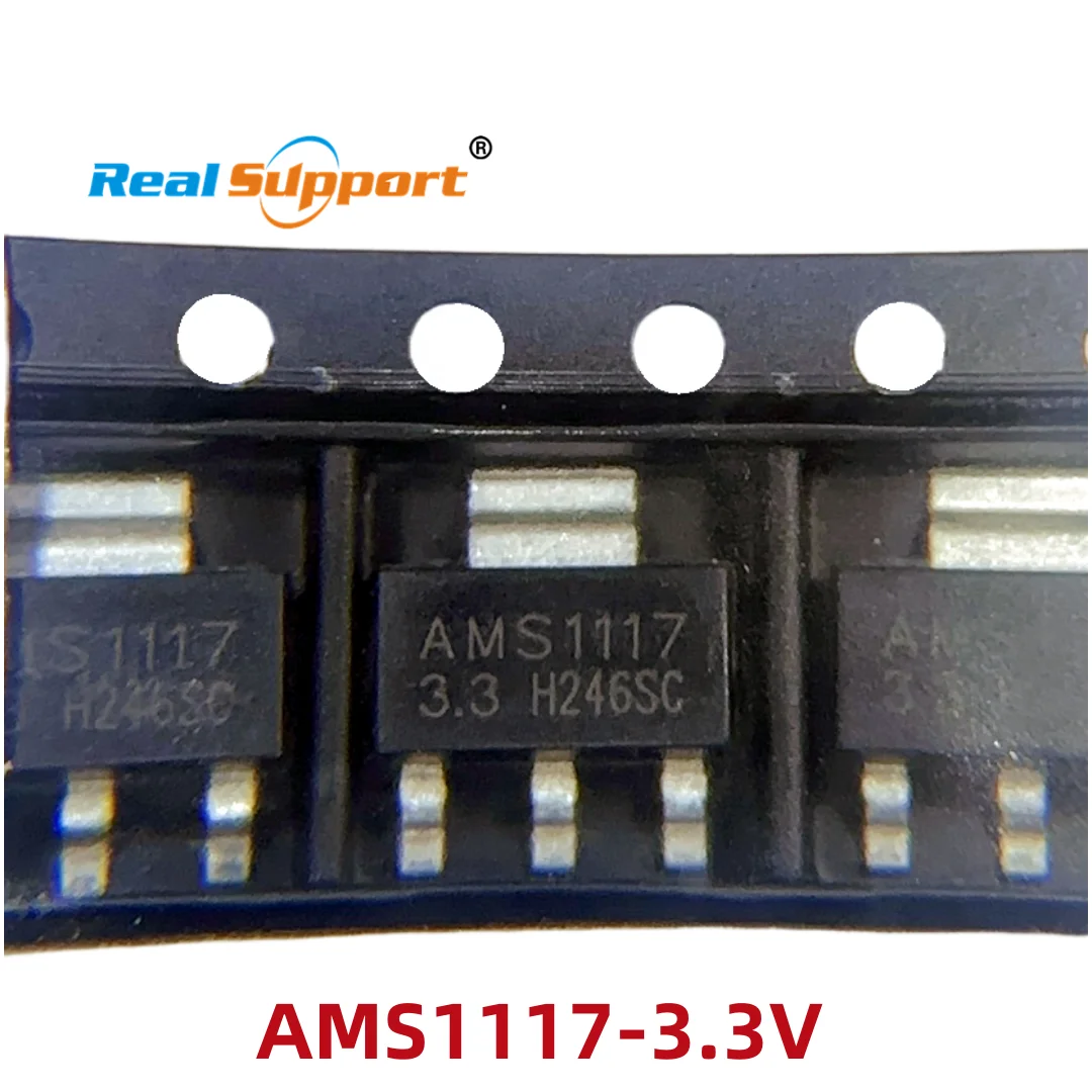 Оригинальный AMS1117-3.3 AMS1117-3.3V 1A LDO Регулируемый источник питания чип регулятор напряжения
