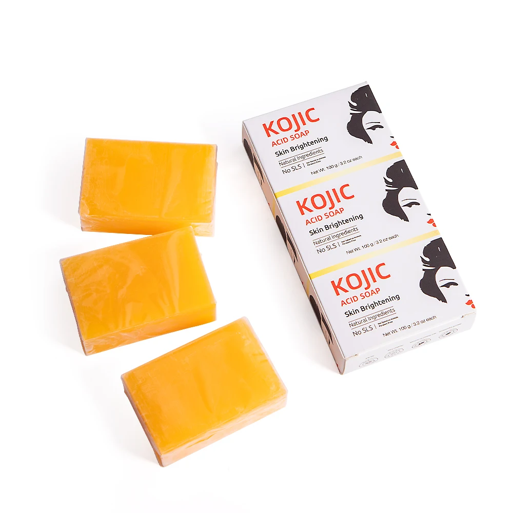 Cold Press Whitening Tumeric Face Soap Glycerin Soap Base Bleaching Body Whitening Kojic Acid Soap