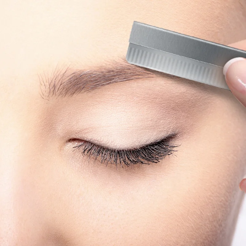 Hot Sale Woman Microblading Accessories Sharp Tip Eyebrow Trimmer Razor Blade PMU Stainless Steel Eyebrow Blade Eyebrow Razor