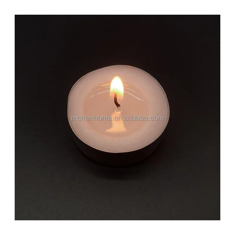 Wholesale cheap round tea lamp candles odorless candles for home decoration