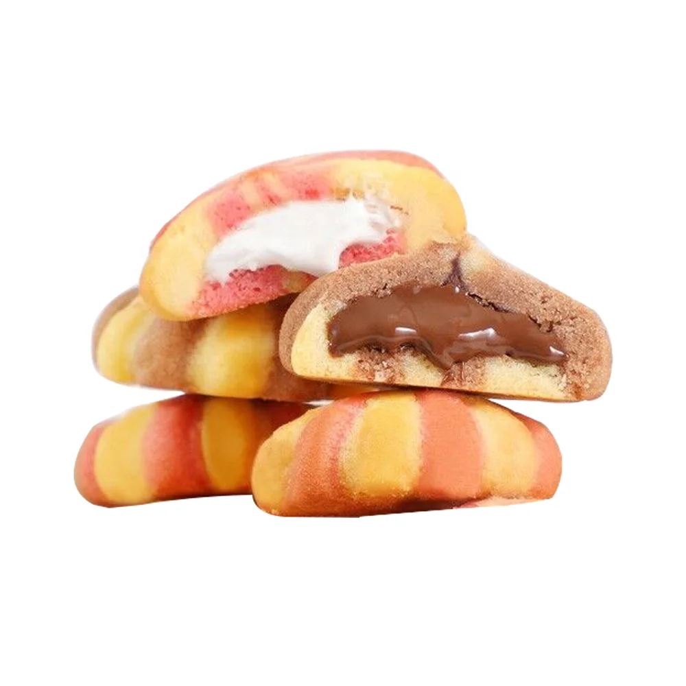 New Design Two Color Cookie Depositor Machine Automatic Chocolate Cookie Maamoul Encrusting Machine Price