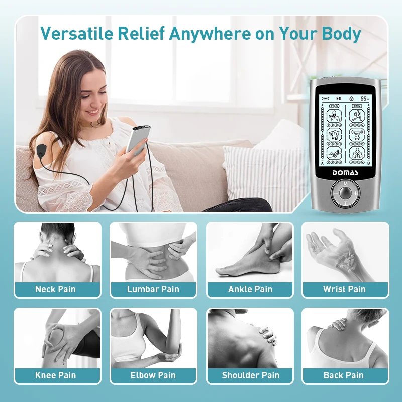 Wholesale Dual Channels 24 Modes Pulse Micro Electric Physiotherapy Pain Relief EMS Tens Device